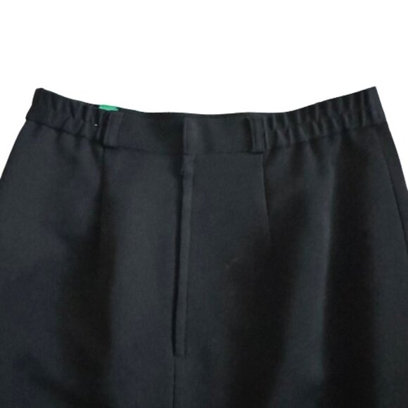 Unknown Brand Women's XS/Sm Black Midi Straight Fully Lined Back Kick Slit Skirt - Picture 6 of 12